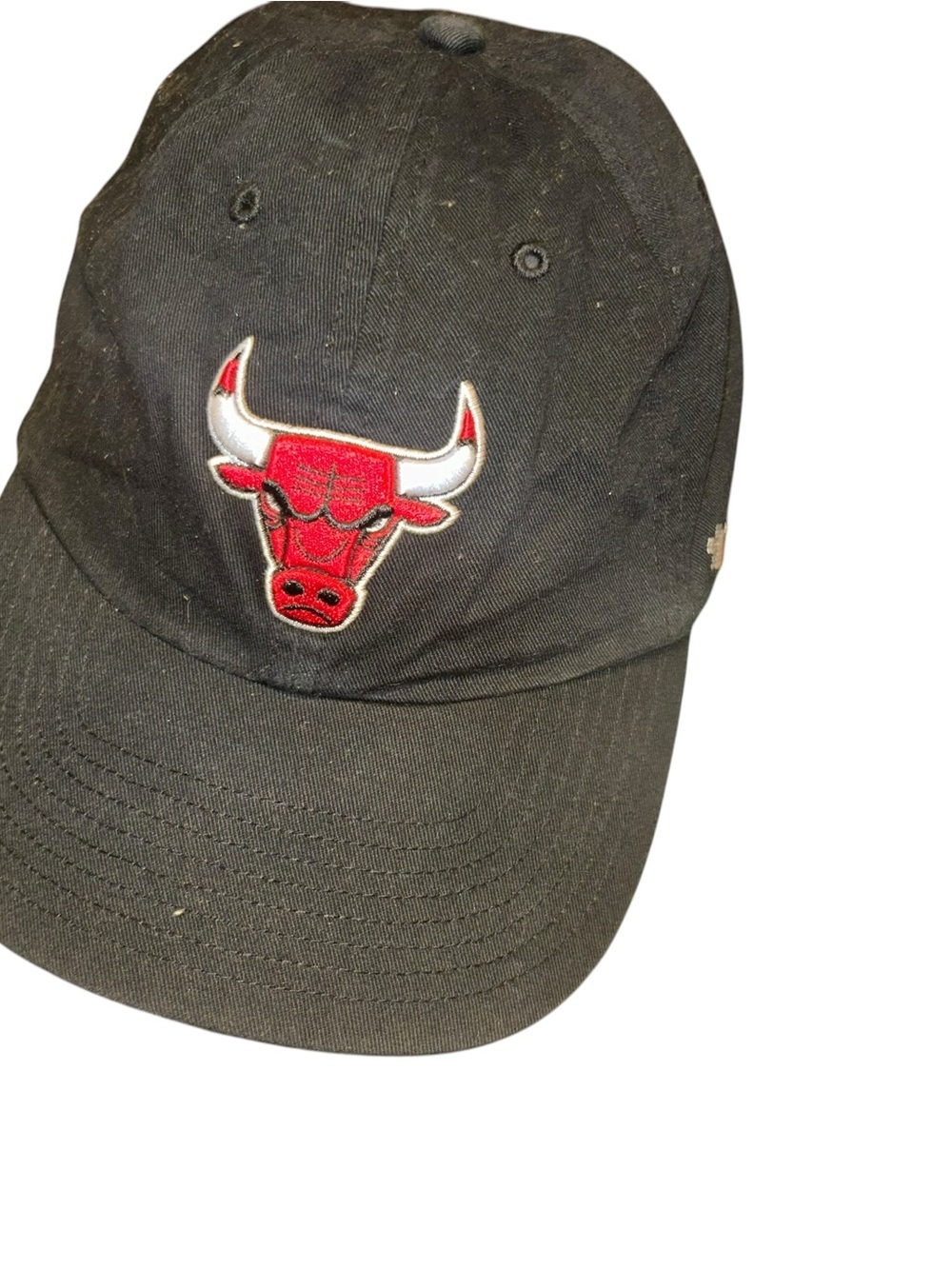 Nba Chicago Bulls 47 brand black adjustable hat cap